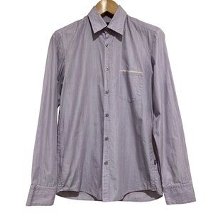 BOSS Hugo Boss Men's Light Purple Long Sleeve Dress Shirt Size Small Office